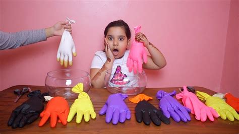 تحدي لا تختار قفاز السلايم الخاطئ Don T Choose The Wrong Glove Slime Challenge Youtube