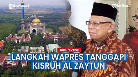 Wapres Ma Ruf Amin Tanggapi Soal Al Zaytun Instruksikan Mahfud Md Dan