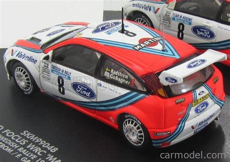 SKID SKM99048 Scale 1 43 FORD ENGLAND FOCUS WRC MARTINI N 8 RALLY