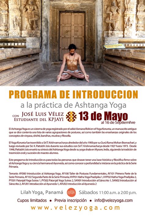 Programa De Introducci N Al Ashtanga Yoga