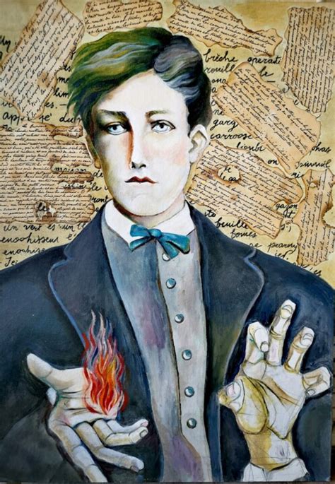 Portrait Of Arthur Rimbaud 미술작품 Romina Rosati로 Artmajeur