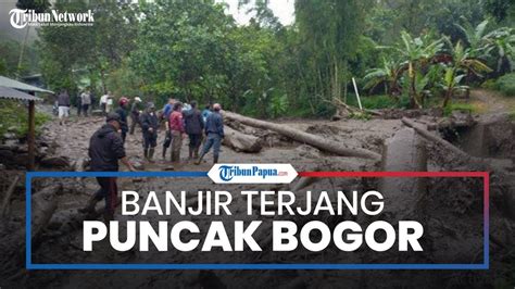 Banjir Bandang Terjang Kawasan Puncak Bogor Ratusan Warga Terdampak