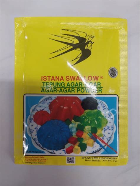 Bahan Makanan Agar Agar Swallow Plain Lazada Indonesia