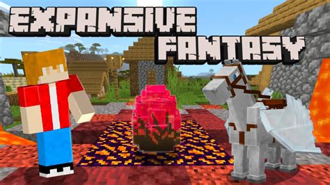 EXPANSIVE FANTASY A SÉRIE 3 Chocando o Dragão Minecraft PE 1 16