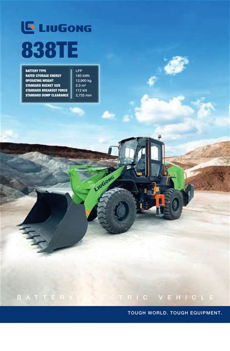 liugong electric wheel loader te   price  gurugram id