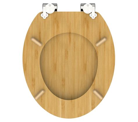 Si Ge De Toilette Avec Fermeture En Douceur Natural Bamboo Toute L