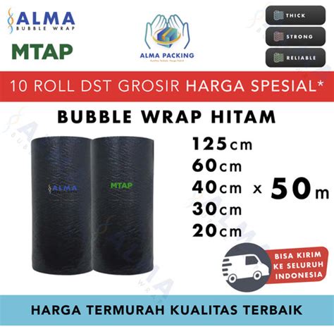 Jual Plastik Bubble Wrap Hitam Meter Bubblewrap Mtap Bubblewrap Roll