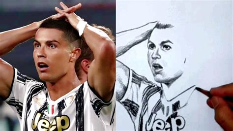 PENCIl SKETCH REALISTIC OF RONALDO #cr7 - YouTube