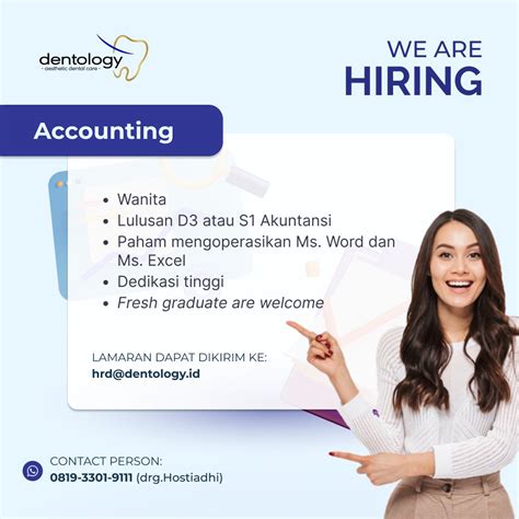 Lowongan Kerja Sebagai Accounting Staff Dan Executive Marketing Untuk