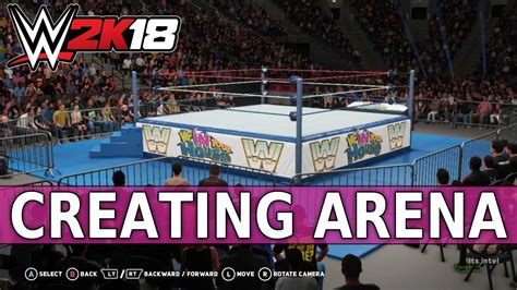 WWE 2K18 Create An Arena In Your House YouTube