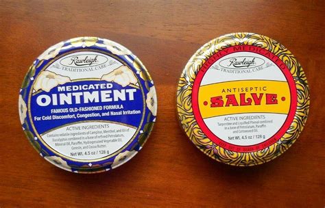 Rawleigh Antiseptic Salve Medicated Ointment Set Oz Each Ebay