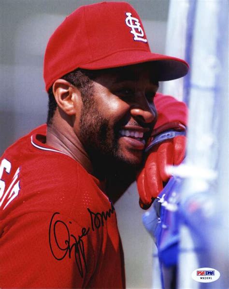 Ozzie Smith Signed Authentic 8x10free Shipthe Autograph Bank