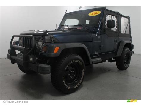 2004 Patriot Blue Pearl Jeep Wrangler SE 4x4 77106907 Photo 20