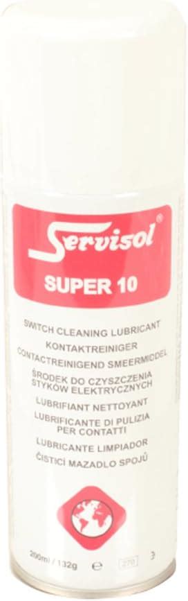 Servisol Super 10 Switch Contact Cleaning Lubricant Servisol 200ml