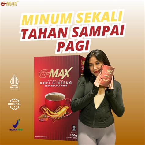 Jual Kopi Stamina Pria Dewasa Tahan Lama Original Bpom Gmax Kopi Extra