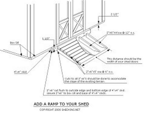 A Free Shed Ramp Plan On How To Build It Your Own