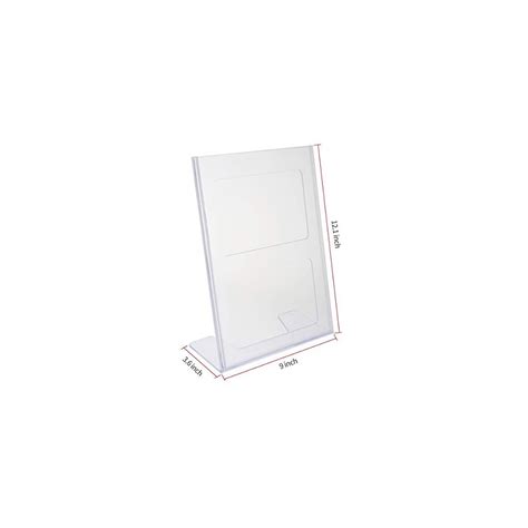 Sign Holder 5 X A4 Acrylic Poster Menu Holder Lean To Perspex Leaflet