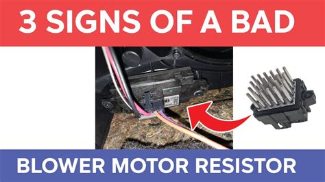 3 Signs Of A Bad Blower Motor Resistor How To Test And Replacement Cost