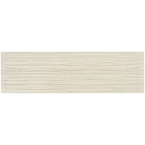 Bond Tile Remnant River Ivory 4 In X 8 In Textured Porcelain Wall Tile Sample