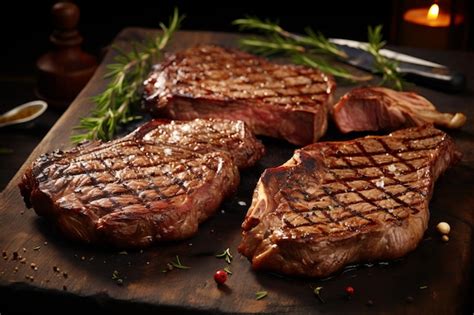 Premium Photo Grilled Sirloin Steak Tender Juicy Meat Bursting With Irresistible Flavor