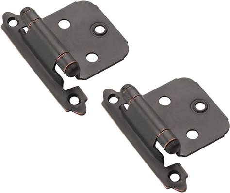 Decorative Self Closing Overlay Cabinet Door Hinge Oil Rubbed Bronze