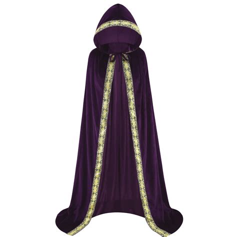 Colorful House Unisex Medieval Renaissance Vintage Wizard Witch Hooded