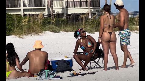 Upham Beach St Pete Beach FL Walking Tour July 2023 4K Calm