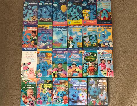 Blues Clues Vhs Lot Of 4 Ebay