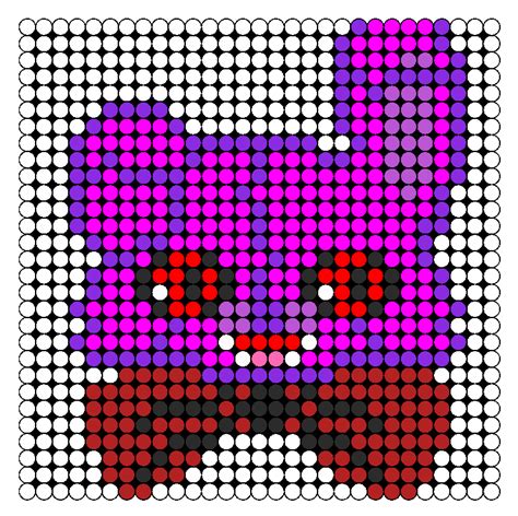 Five Nights At Freddys Bonnie Bunny Perler Perler Bead Pattern Bead