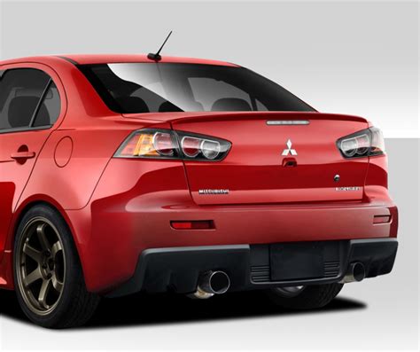 2011 Mitsubishi Lancer Fiberglass Rear Bumper Body Kit 2008 2017