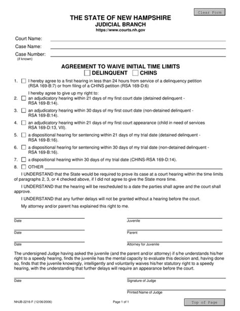 Form Nhjb 2216 F Fill Out Sign Online And Download Fillable Pdf New