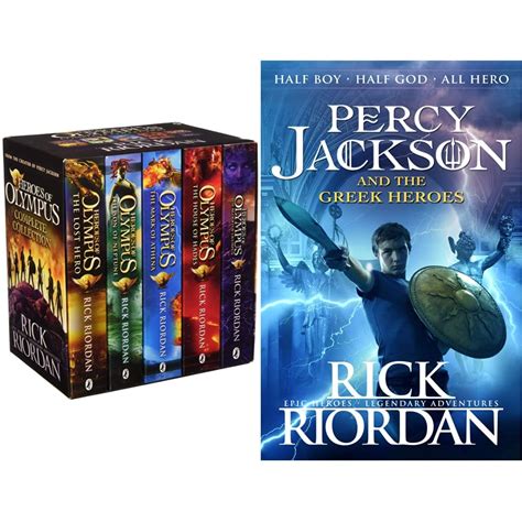 Heroes Of Olympus Complete Collection 5 Book Slipcase Percy Jackson