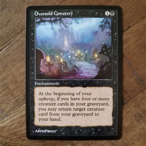 Oversold Cemetery A Mtg Abyss Proxy Shop Enhance Your Commander