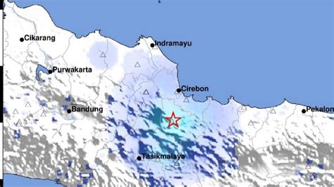 Gempa 4 1 Magnitudo Guncang Kuningan Bmkg Sebut Disebabkan Pergerakan