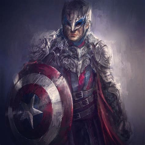 Captainamerica Goes Medieval Marvel Dark Fantasy Captain America