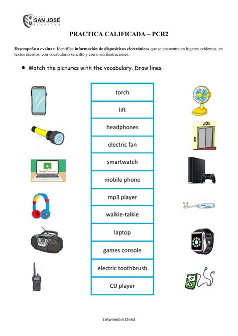 Gadgets Exercise For Grade Worksheets For Grade Vocabulary