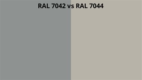 Ral 7042 Vs 7044 Ral Colour Chart Uk