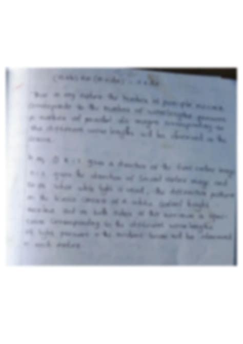 Solution Theory Of Plane Transmission Grating Optics Studypool