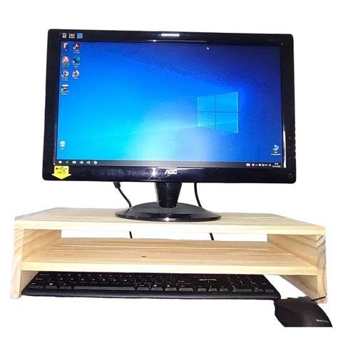 Suporte Base Para Monitor Pronta Ergon Mico Mesinha Submarino