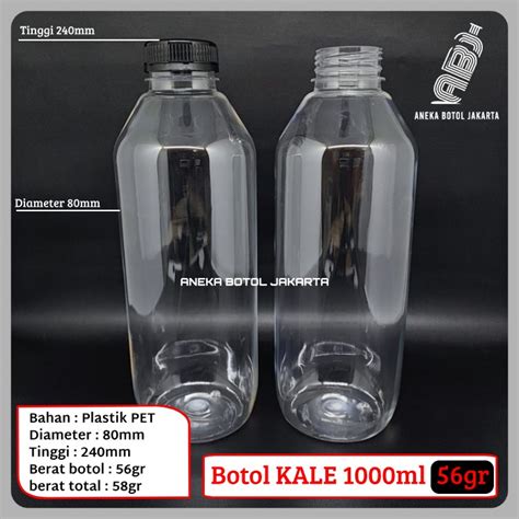 Jual Botol Plastik Kale Ml Berat Gr Tebal Bening Botol Plastik