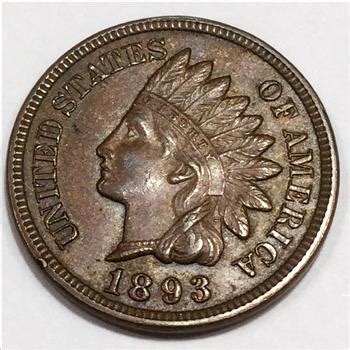 1893 Indian Head Penny Beautiful AU/BU Coin | Property Room