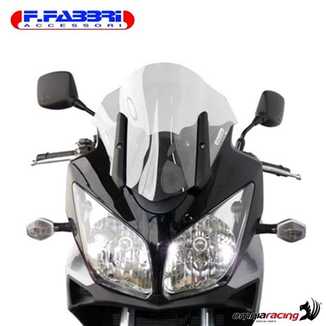 Fabbri Sport Naked Touring Transparent Windshield For Suzuki Vstrom