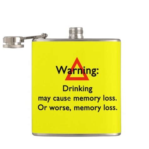 Funny Warning Quote Flask #flask #humor Wedding Drink, Wedding Gifts ...