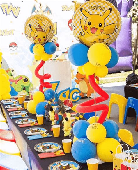 Idee Per Decorazioni Ed Allestimento Festa A Tema Pokemon Originali