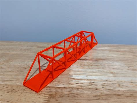 Truss Bridge By Ahaque Download Free Stl Model