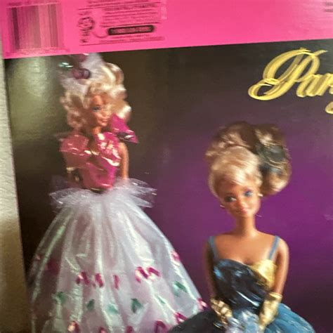 Barbie Party Dazzle Fashions 3615 Mattel 1992 Blue Fancy Prom Gown Set Nrfp Ebay