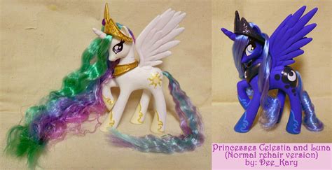 Celestia and Luna - made with new Celestia toy by DeeKary on DeviantArt