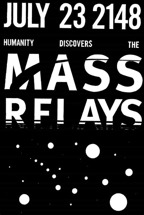 Mass Relays Poster By King Lyger On Deviantart