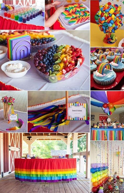 Rainbow Party Rainbow Birthday Party Rainbow Parties Rainbow Birthday