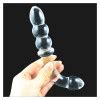 Two Heads Glass Dildo Pyrex Anal Plug Butt Beads Fetish Sex Toy